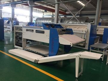 Towel Automatic Clothes Folding Machine Blue Color Stainess Steel Frame Structure